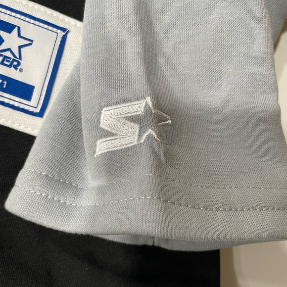 Las Vegas Raiders Starter Men’s Hockey Style Hoodie Retails For $125 - Picture 10 of 15